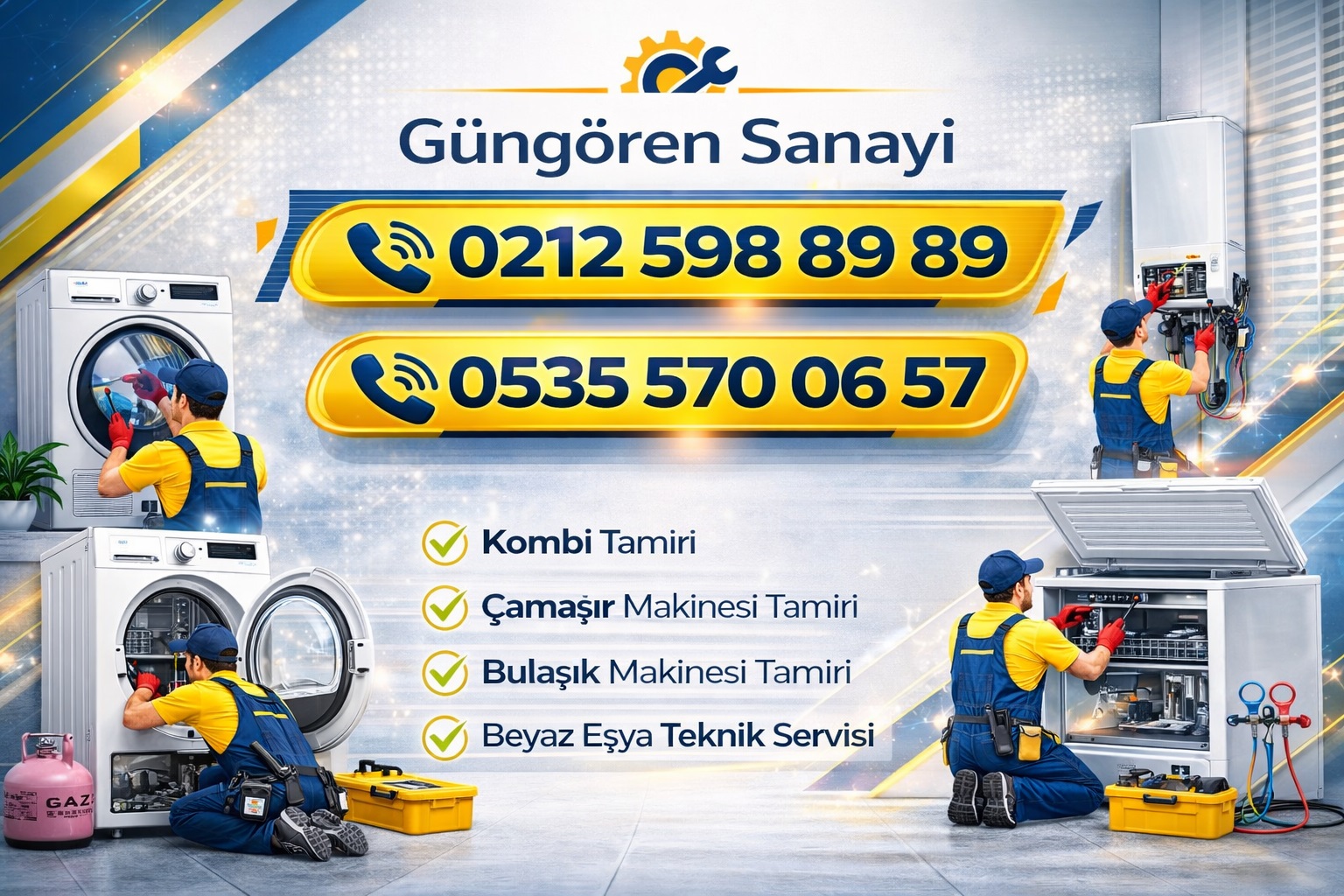 Güngören Sanayi Mahallesi Beyaz Eşya Servisi